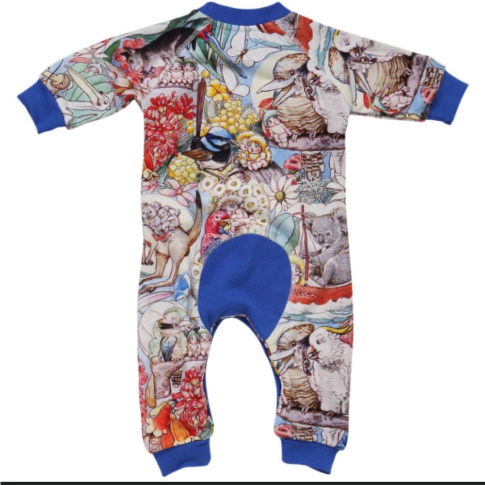 May Gibbs x Kip & Co Bush Friends Baby Romper Size 0 (12M)